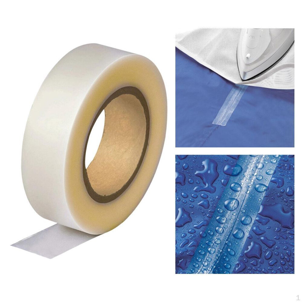 Iron On Seam Tape Waterproof Sewing Patching Fabric Repair No Sew Hemming For