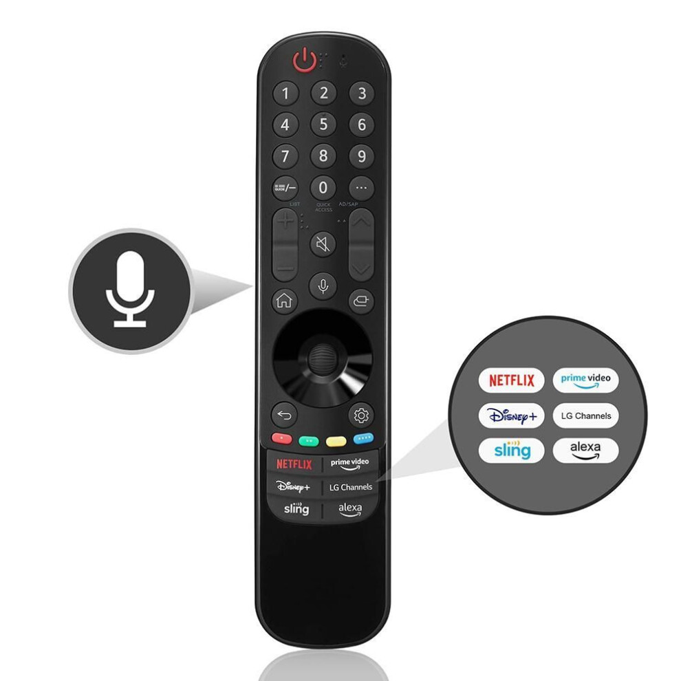 (as the picture) Voice Magic Remote Control Mr23ga For Lg Smart Tv 2021-2023 With Pointer Flying Mouse Akb76043102 Compatible With Mr21ga/mr22ga