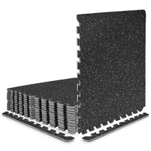 Rubberen Top Oefenpuzzelmat Grijs 1/2-in 48sqft