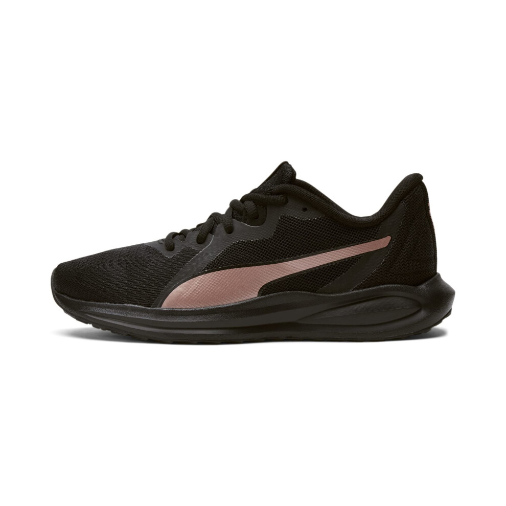 PUMA Mens Twitch Runner Sneaker Puma Black-rose Gold 10 US