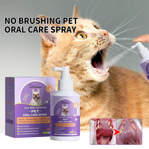 Pet Oral Spray Teeth Cleaning For Dogs 2