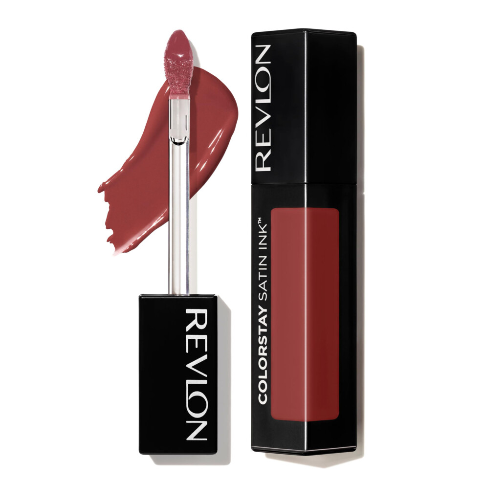 Revlon Liquid Lipstick  Lip Makeup  ColorStay Satin Ink  Longwear Rich Lip Colors  Formulated with Black Currant Seed Oil  032 Lady Topaz  0.17 Fl Oz
