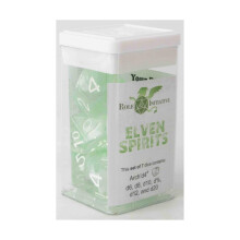Roll 4 Initiativ Polyhedral Dice - Elven Spirits Arch'd D4's w/White Numbers (7)
