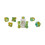 Roll 4 Initiativ Diffusion Poly Set - Monastic Discipline w/Class Symbols (7) 1