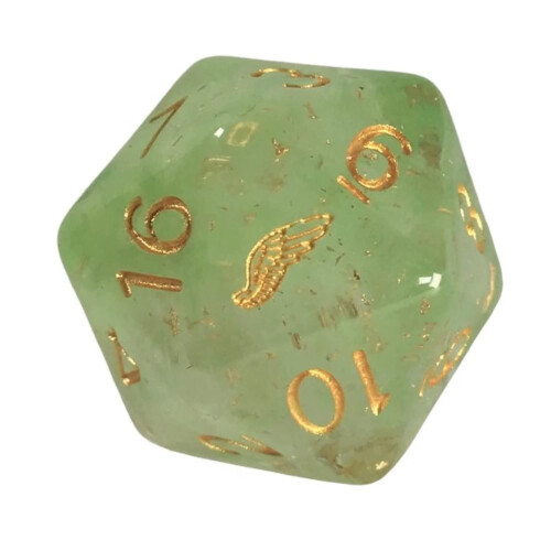 Roll 4 Initiativ Diffusion Poly Set - Gilded Griffin w/Creature Symbol (7) 1