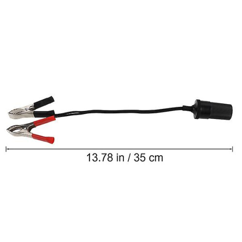 Car Auto Battery Terminal Clip 12v Dc Cigarette Lighter Socket Adapter 2