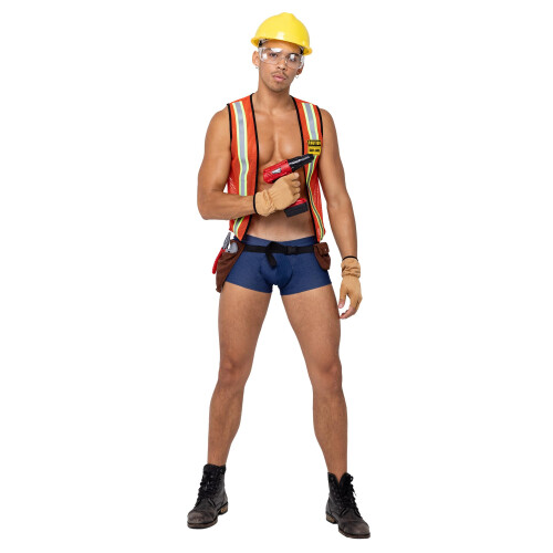 6195 - 5PC Herre Construction Hard-Worker - X-Large / Orange/Bl? 1