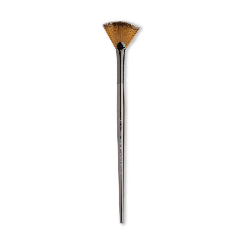Royal Brush Zen Series 73 Synthetic All Media Short Handle Brush  Fan Blender  6