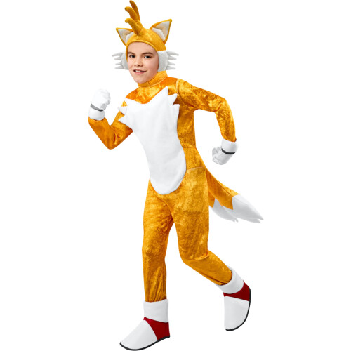Rubies Rubie's Child's Sonic Deluxe Tails-kostuum groot