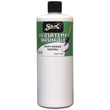 Sax Pest   v    Versatemp Heavy Bodied Tempera Paint White Quart