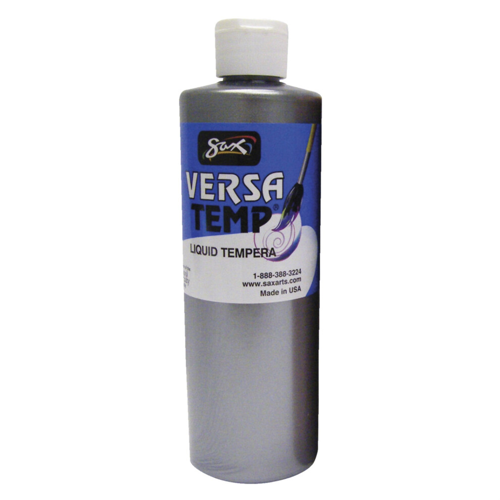 Sax Versatemp Heavy-Bodied Tempera Paint Metallic Zilver Pint