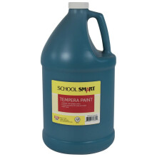 School Smart Tempera Paint Gallon Turquoise