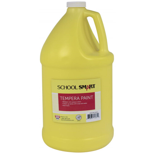 Koulu Smart Tempera Paint Gallon Yellow
