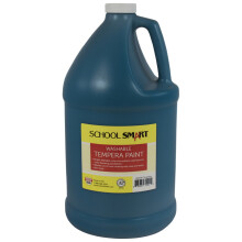 School Smart Washable Tempera Paint Gallon Turquoise