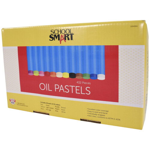 School Smart lpastelle-Set mit 432 Stck 2