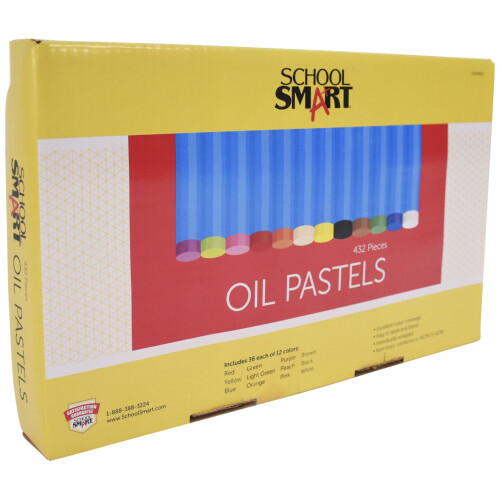 School Smart lpastelle-Set mit 432 Stck 1