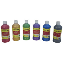 Skol Smart Tvttbar Tempera Paint Set Assorted Metallic Colors Pint Set om 6