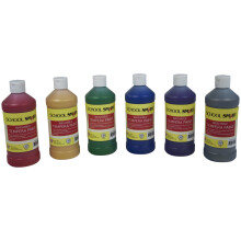 School Smart Washable Tempera Paint Setti Valikoima Glitter Colors Pint Set 6 kpl