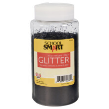 koln Smart Craft Glitter 1 Pound Jar Black