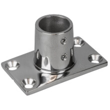 Raccord de base de rail Sea-Dog Base rectangulaire 90? - Acier inoxydable 316 - 1-11/16 x 3 - 7/8 OD