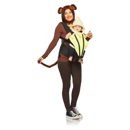 Costume da scimmia e banana per neonati e bambini