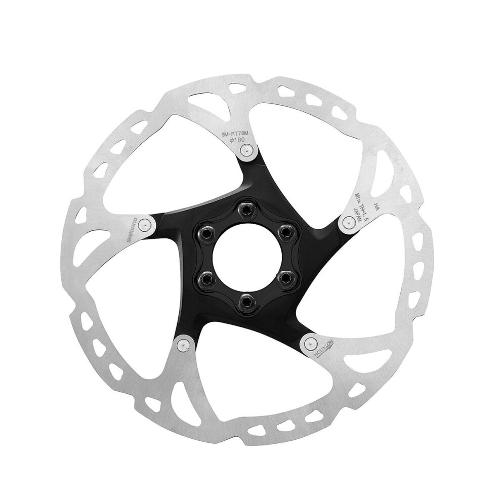 Shimano SM-RT76M Brake Disc Silver 180 Mm