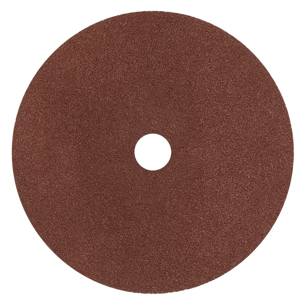 Sealey Worksafe® 175Mm Fibre Backed Sanding Disc 40Grit - Pack Of 25 Wsd740