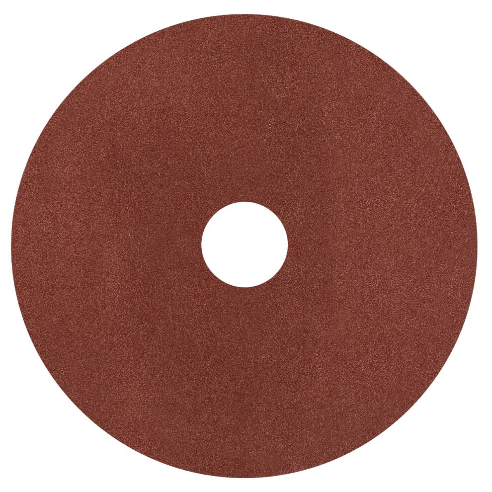 Sealey Worksafe® 125mm Fibre Backed Sanding Disc 60Grit - Pack of 25 WSD560