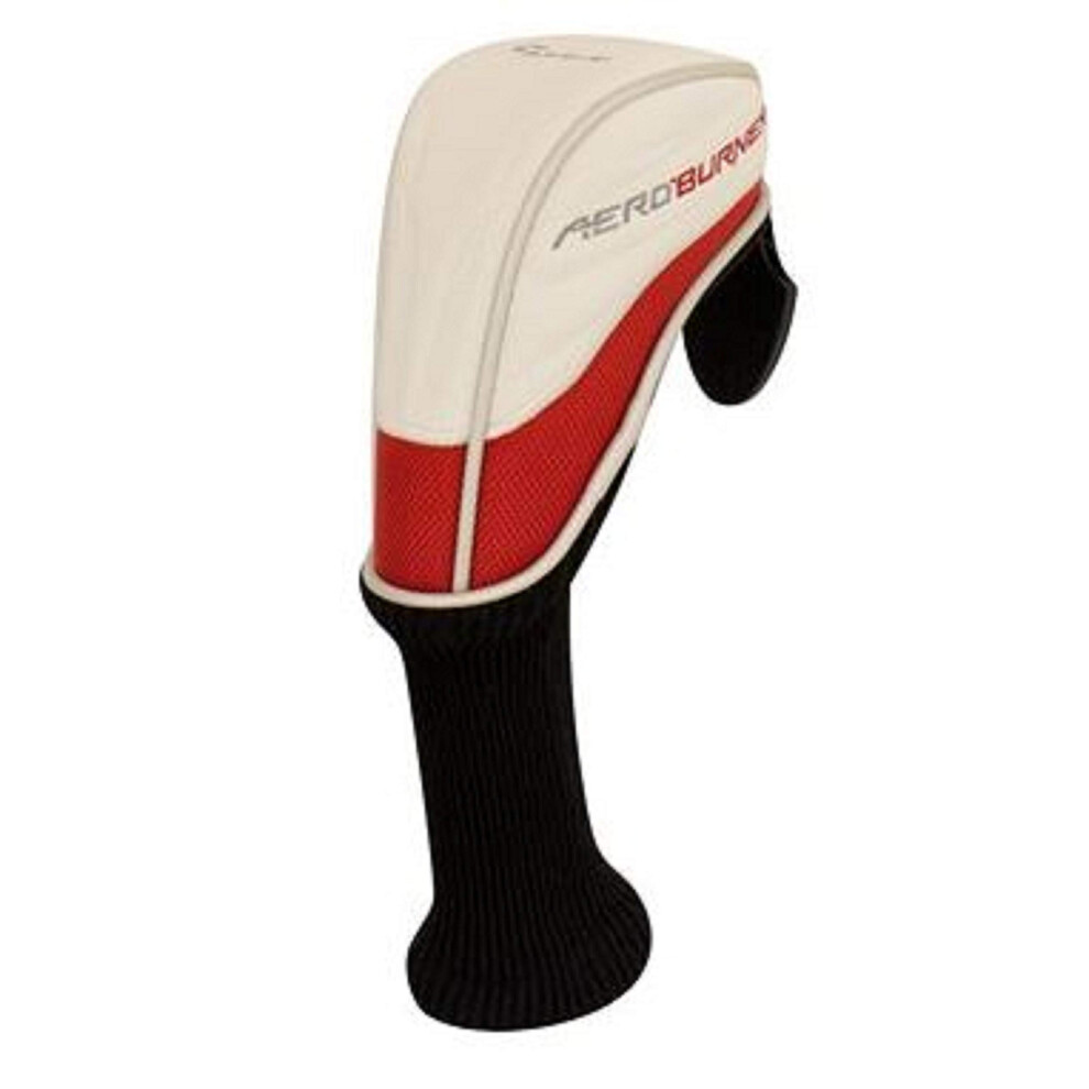 Taylormade Aeroburner Hybrid Headcover (White/Red) Golf Cover