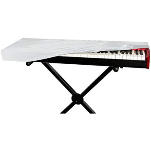 61-Key Kyboard Dust Cover (White)