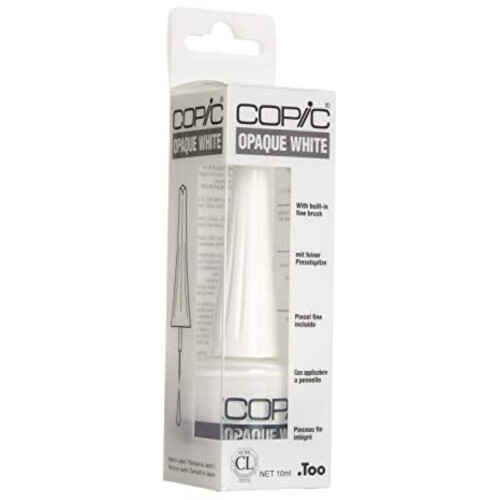 COPIC OPAQUE WIT 6ML MET BORSTEL
