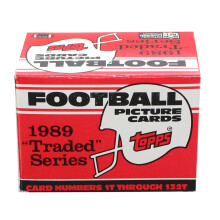 NFL 1989 Topps Football Traded Series - Sada 132 kariet