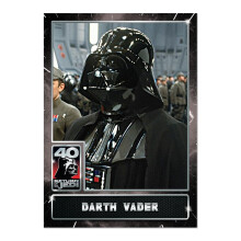 Star Wars ROTJ 40th Anniversary 2023 Topps card #3  Darth Vader