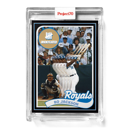 Carta MLB Topps Project70 337 Bo Jackson di UNDEFEATED