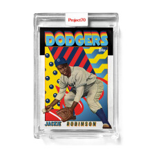 Carta MLB Topps Project70 525 Jackie Robinson di Claw Money