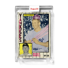 Carta MLB Topps Project70 284 1984 Mickey Mantle di New York Nico