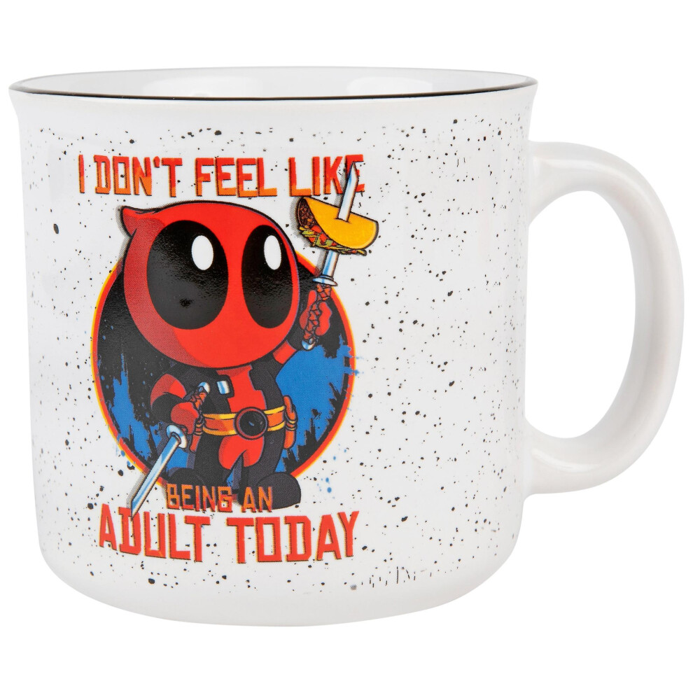Фото - Кухоль Marvel Deadpool nie czuje sie jak dorosly dzis 20 uncji ceramiczny kemping B09THY3VGW