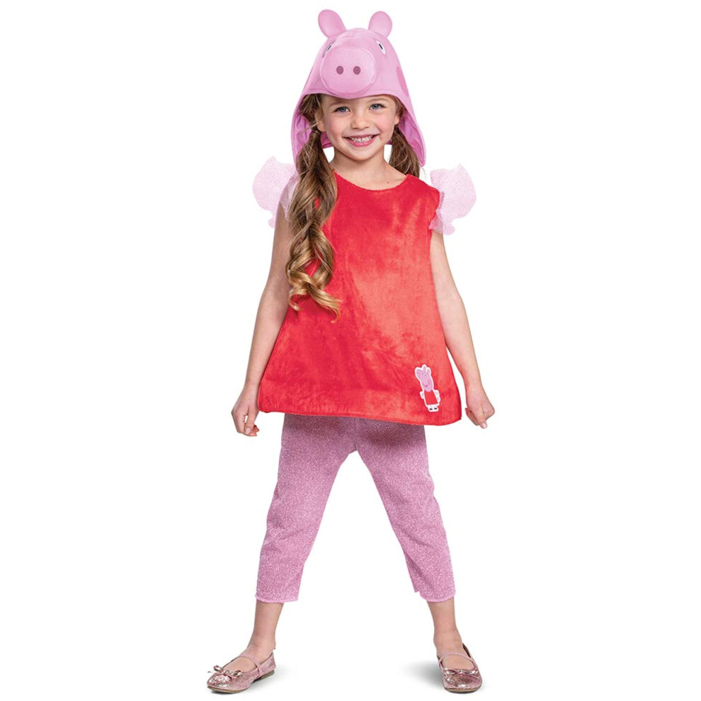 Photos - Fancy Dress Peppa Pig Classic Toddler Costume | Small (2T) B08VMJ7L2D