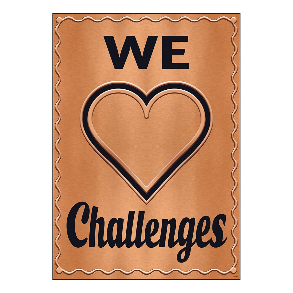 Trend Enterprises We Heart Challenges Poster
