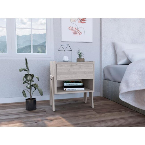 Joy Nightstand  -Bedroom -Light Gray 2