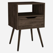 Otom Nightstand  -Bedroom -Dark Walnut
