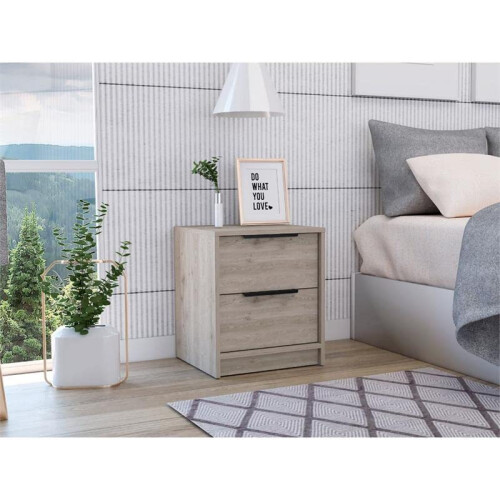 Kaia Nachttisch  Schlafzimmer  Hellgrau 2