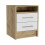 Eter Nightstand -Bedroom -White / Light Oak 1