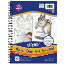 Ucreate All-in-One Art Journal 9 x 12 inch wit 60 vellen
