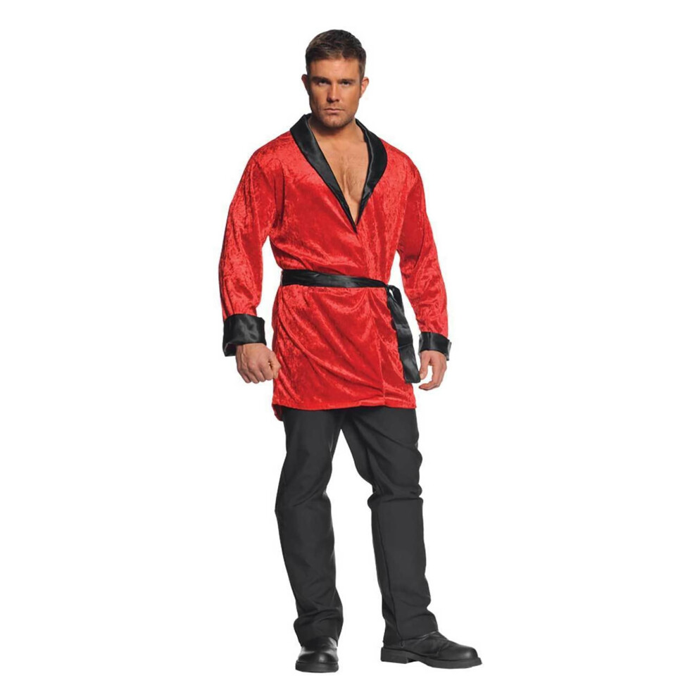 Veste de smoking rouge pour adulte, costume XL