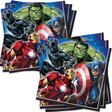 ?erve?ele de hrtie de prnz Marvel Avengers | 6.5 """" x 5 """" | 16 PC -uri