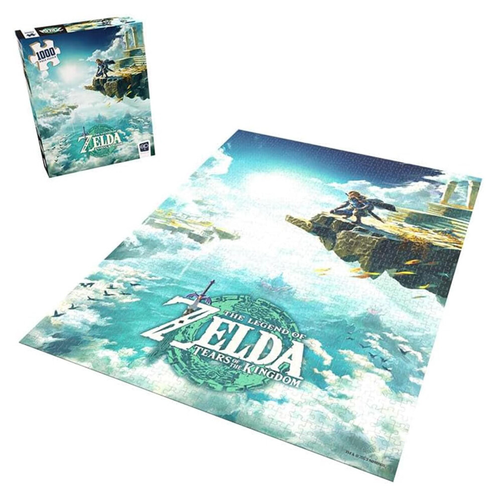 Usaopoly The Legend Of Zelda Tears Of The Kingdom 1000 Piece Jigsaw Puzzle