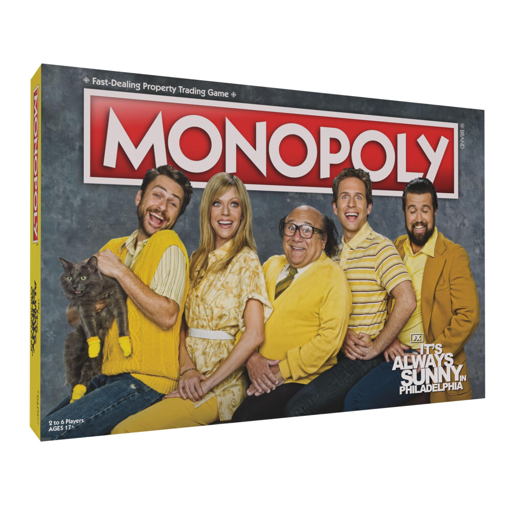 Usaopoly Its Always Sunny In Philadelphia Monopoly Board Game