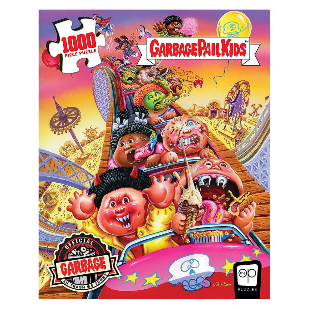 Usaopoly Garbage Pail Kids Thrills And Chills 1000 Piece Jigsaw Puzzle