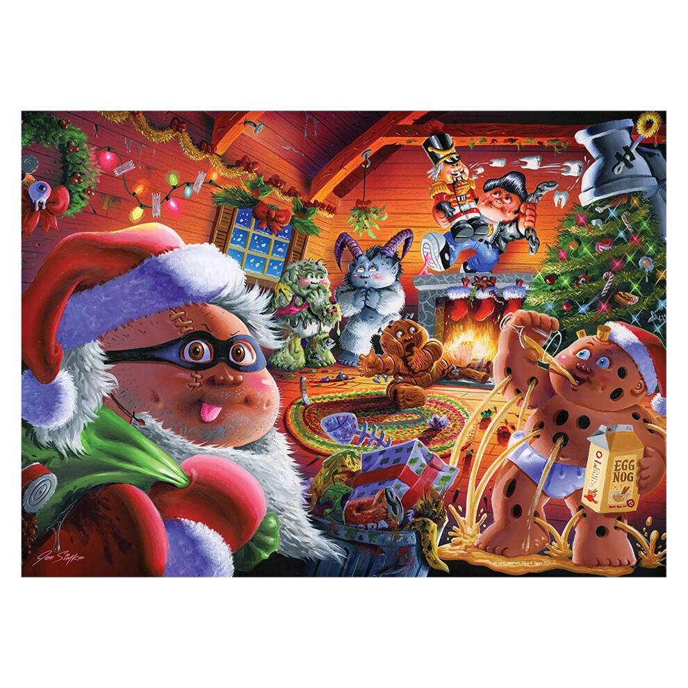 Usaopoly Garbage Pail Kids Wreck The Halls 1000 Piece Jigsaw Puzzle